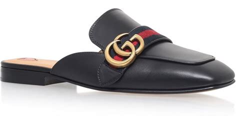 gucci loafer slides wide feet|Gucci loafer slides women.